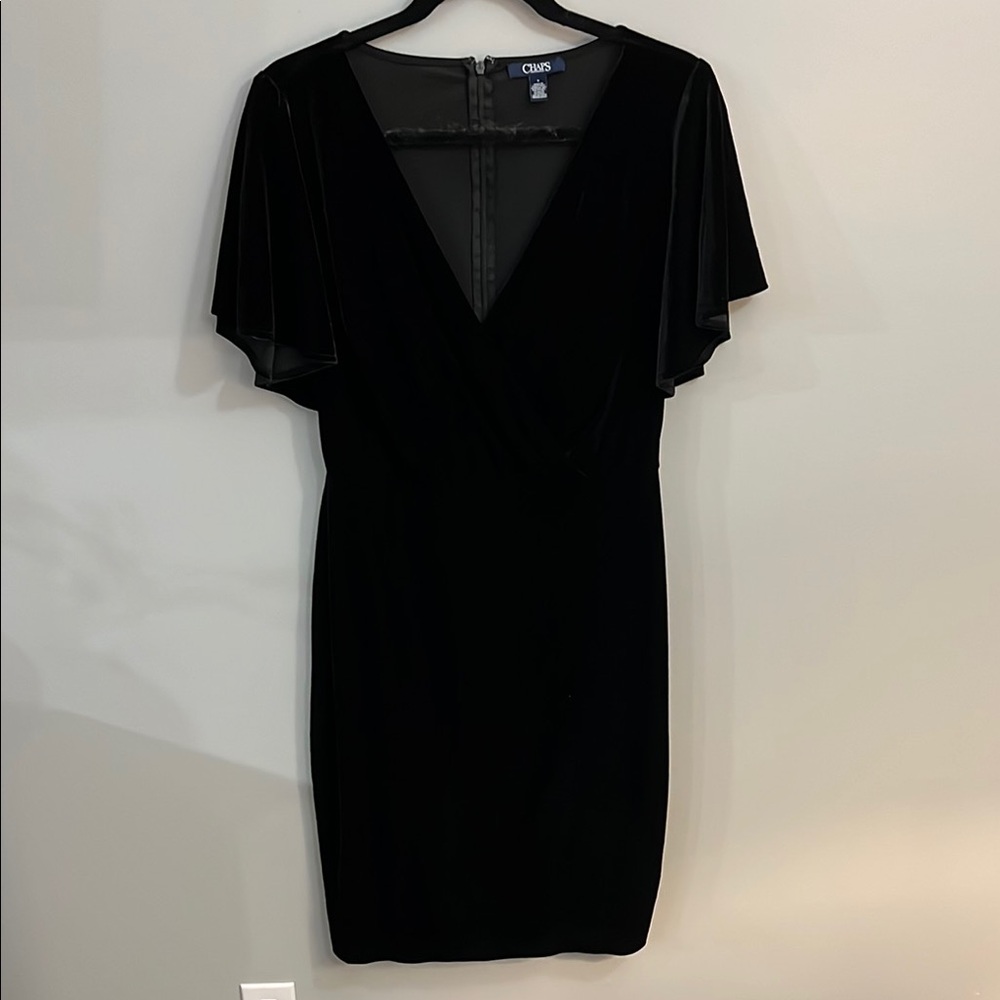 Black Velvet Women's Dress